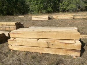 Poutre / Bois de chêne pour charpente